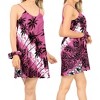 HAPPY BAY Women's Vacay Holiday Summer Beachwear Sleeveless Casual Honeymoon Lounge Beach Dress Slip Chemise - 2 of 4