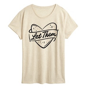 Women's - Instant Message - Let Them Short Sleeve Graphic T-Shirt - 1 of 4
