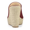 Allegra K Women's Open Toe Padded Insole Slip-on Platform Espadrille Sandals - 3 of 4