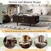 NicBex Modern Rectangle Coffee Table with 4 Drawers & Two-Side Hidden Storage,Multi-Functional Tea Table Center Table for Living Room,Studio - 3 of 4