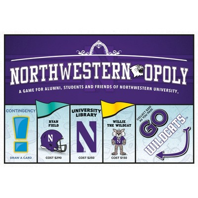 Late For The Sky: University Northwestern-Opoly Monopoly Board Game