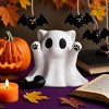 Racxily Halloween Ghost Figurine, Spooky Resin Ghost Statue, Cute Ghost Halloween Decoration for Home and Office Desktop Decor - 4 of 4
