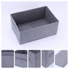 Unique Bargains Fabric Collapsible Canvas Home Storage Bins - 2 of 4