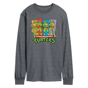 Men's - Teenage Mutant Ninja Turtles - TMNT Group Long Sleeve Graphic T-Shirt - 1 of 4