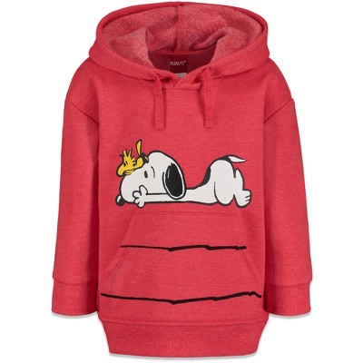 Peanuts Peanuts,woodstock Snoopy Fleece Pullover Hoodie Toddler : Target