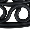 Design Imports  Iron Heart Half Round Rubber Doormat 18X30 - 2 of 4