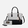 MKF Collection Saylor Circular M Emblem Print Women’s Tote Bag with Wallet by Mia K - 2 of 4