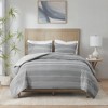 Madison Park Knox Clipped Jacquard Duvet Cover Set - 3 of 4