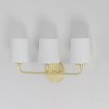 Maxim Lighting Bristol 3 - Light Vanity in  Satin Brass - 3 of 4