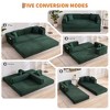 78.7" w Oversized Chaise Lounge Chair Indoor, Oversized Corduroy Upholstered Boneless Sofa Bed - 3 of 4
