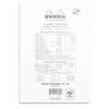 Rhodia Staplebound Notepad - Lined w/ margin 80 sheets - 6 x 8 1/4 - White cover - 3 of 3