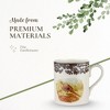 Spode Woodland Pheasant 16 oz Mug - Fine Porcelain Rustic Drinkware with Historic Brown Floral Border, Microwave, Oven, Freezer & Dishwasher Safe - 4 of 4