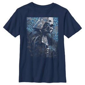 Boy's Star Wars: Revenge of the Sith Darth Vader Tile Mosaic T-Shirt - 1 of 4