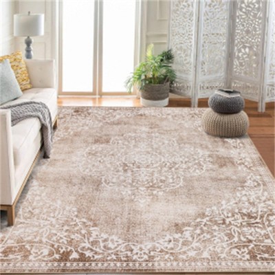 Garvee Washable Rugs for Living Room Area Rug Soft Living Room Rug Carpet-Rugs for Bedroom Vintage Oriental Floral Dining Room Non Slip