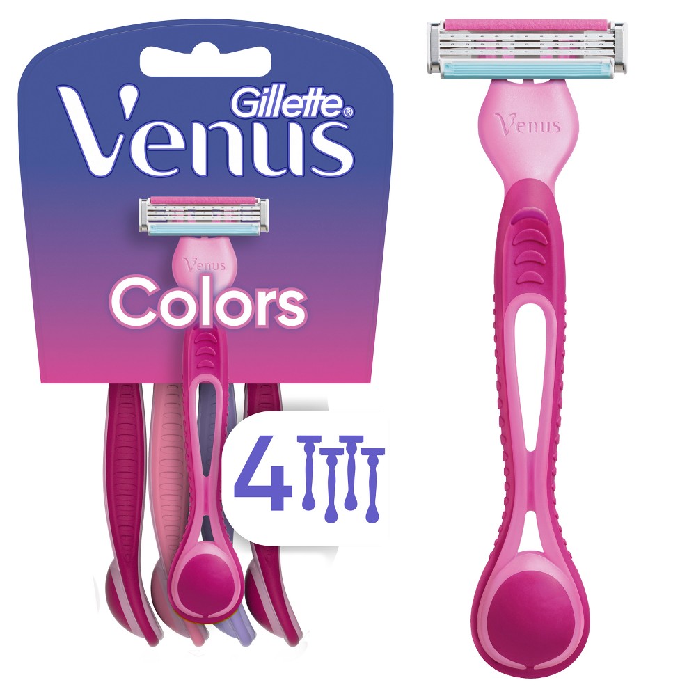 Venus Simply3 Womens Disposable Razors - 4ct