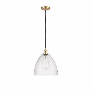 Bristol Glass - 1 Light Mini Pendant In Industrial Style-14.75 Inches Tall and 12 Inches Wide - 1 of 1