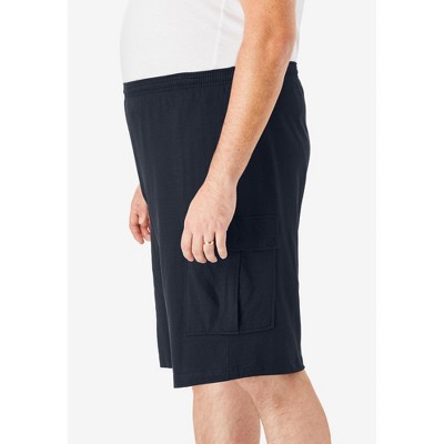 KingSize Lightweight Jersey Cargo Shorts, 3-Pack