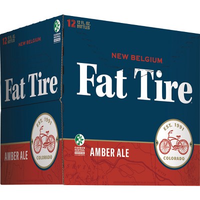 New Belgium Fat Tire Amber Ale Beer - 12pk/12 fl oz Bottles