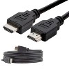 Lot of 100 Digital High-Speed 1.4 HDMI Cables 4K/30Hz 10.2Gbps PVC 2160p Universal Wire Black Cord by SatelliteSale 6 feet - 4 of 4