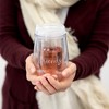 Pavilion Gift Company - Cheers To Friends - 12 oz Acrylic Stemless Wine Glass with Lid - Drinkware - 2 of 4