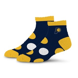 NBA Indiana Pacers Big Dot Fuzzy Socks - 1 of 3
