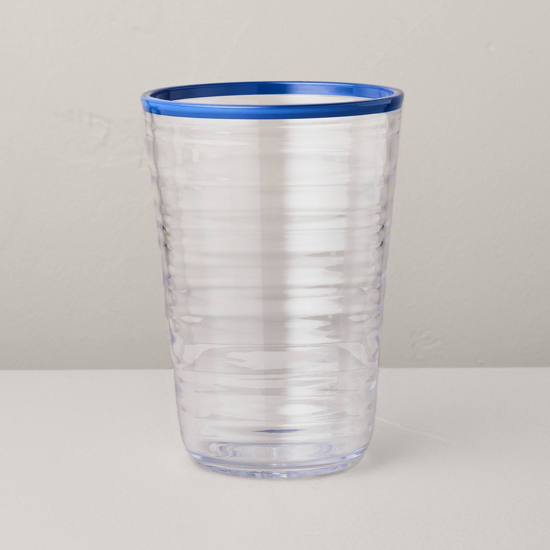 22 fl oz Tritan Plastic Tall Glass - Hearth & Hand™ with Magnolia