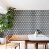 2' x 8' Holli Zollinger Arrows Gray Wallpaper Gray - Deny Designs - 4 of 4