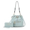 MKF Collection Larissa Vegan Leather Women’s Bucket Hobo Handbag with Wallet by Mia K - 2 of 4