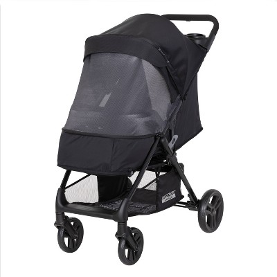 Ultra Black Comfort Cabin Bassinet Stroller with Mesh Cover