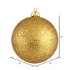 Vickerman Antique Gold Ball Ornament - 2 of 4