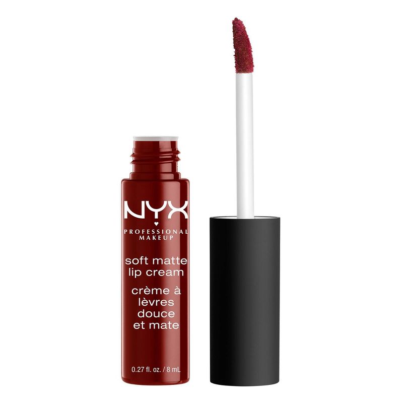 NYX Professional Makeup Soft Matte Lip Cream Lightweight Liquid Lipstick - 0.27 fl oz, 1 of 8