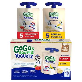 GoGo SqueeZ Strawberry/Banana YogurtZ - 3oz/16ct