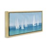 Stupell Industries White Sail Boats Across Coast, 25" x 11" - 3 of 4