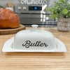 AuldHome Design Enamelware Butter Dish, Spread Serving Dish w/ Cover - 2 of 4