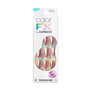 KISS Products imPRESS Color FX Fake Nails - 33ct - 1 of 4