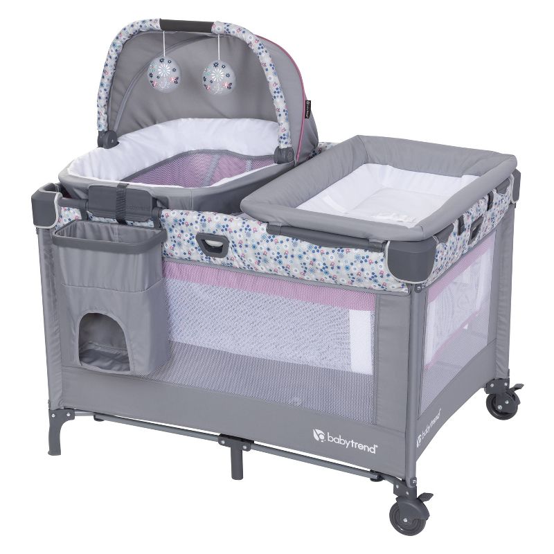Baby Trend Nursery Den Playard with Rocking Cradle, 1 of 16