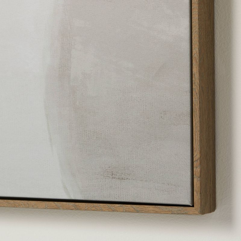 24&#34; x 30&#34; Neutral Abstract Lines Framed Canvas - Threshold&#8482; designed with Studio McGee, 4 of 15