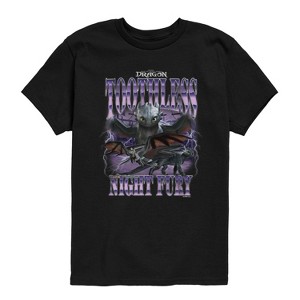 Boys' - How To Train Your Dragon - Toothless Collage Short Sleeve Graphic T-Shirt - 1 of 4