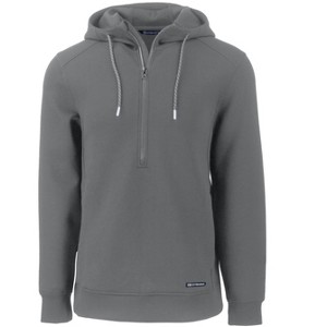 Cutter & Buck Roam Eco Half Zip Recycled Mens Hooded Pullover - 1 of 2