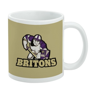 Albion College Secondary Logo Ceramic Coffee Mug Novelty Gift Mugs for Coffee Tea and Hot Drinks 11oz White