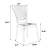 3 Piece Rustproof Cast Aluminum Patio Furniture Set with 2 Chairs and Table for Garden, Balcony and Patio Seating Sets Outdoor Use-The Pop Home - 4 of 4
