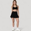 Anna-Kaci Active Women's Ruffle Hem High Waist Skort Built-In Shorts Stretch Waistband Flowy Lightweight Design - 2 of 4