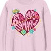 Scooby Doo On The Road To Romance Crew Neck Long Sleeve Cradle Pink Adult Sweatshirt - 2 of 2