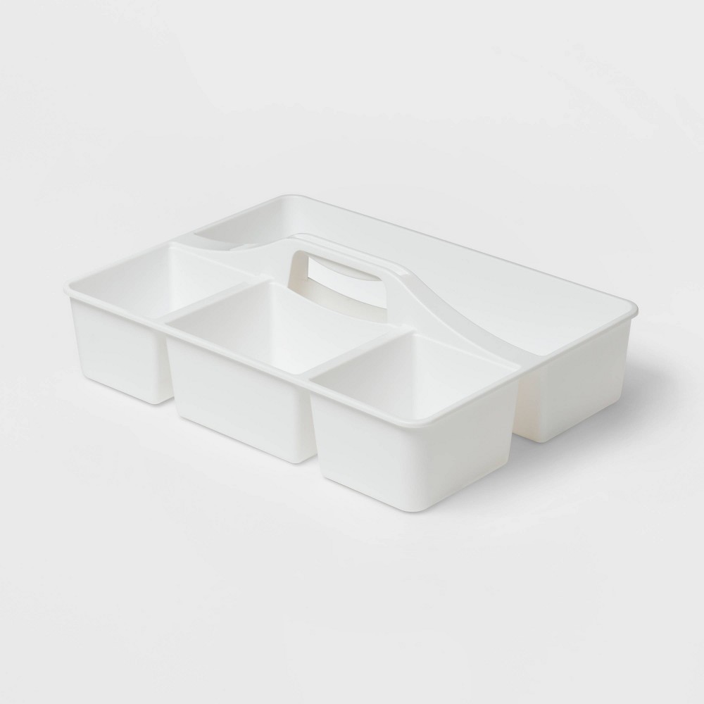 Photos - Other Furniture Divided Caddy Organizer White - Brightroom™