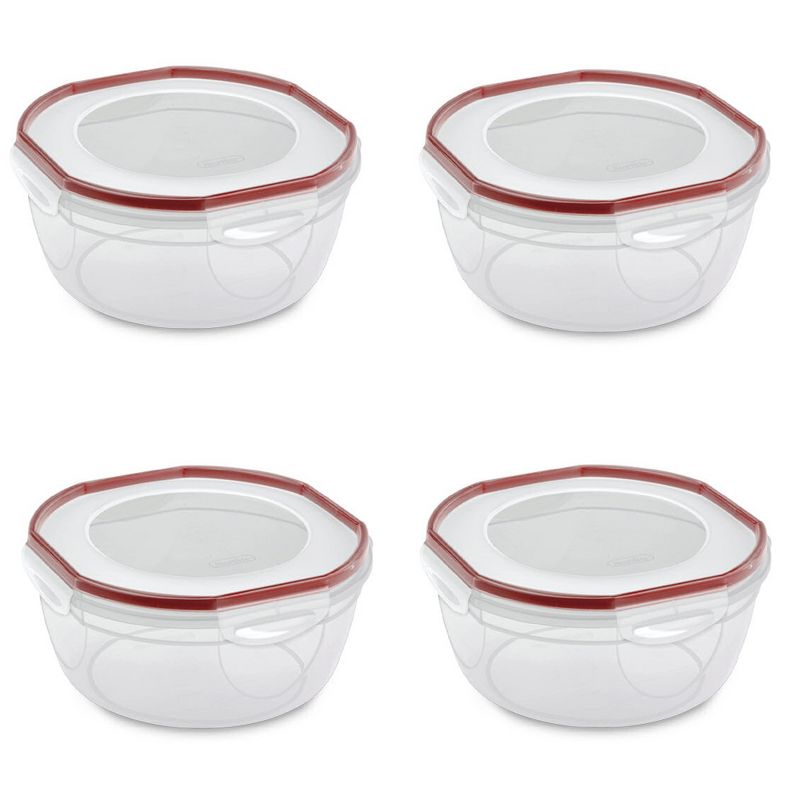 Sterilite Ultra Seal 4.7 Qt Plastic Food Storage Bowl Container w/ Lid, 1 of 7