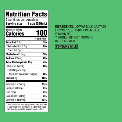 Lactose Free 1% Milk - 0.5gal - Good & Gather™