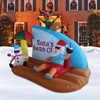A Holiday Company 8ft Tall Santa's Beach Club with Shimmer Light, 6 ft Tall, Multi - 3 of 4