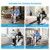 Hydraulic Patient Lift Chair, Adjustable Height, Split Seat Commode & Transfer Wheelchair - 3 of 4