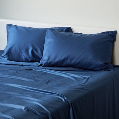 300 Thread Count 100% Rayon from Bamboo Solid Pillowcase Set - BedVoyage