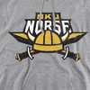 Northern Kentucky University Official Distressed Primary Unisex Adult Pull-Over Hoodie, Charcoal - image 2 of 4